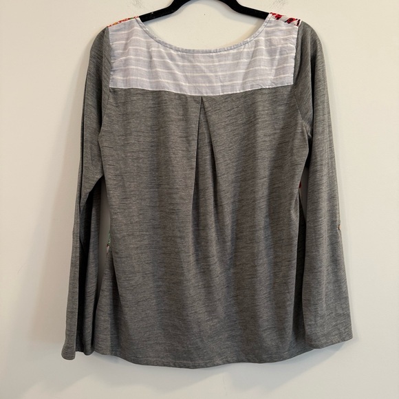 Women’s One September Colorful Patchwork Long Sleeve Top size medium - Picture 5 of 5